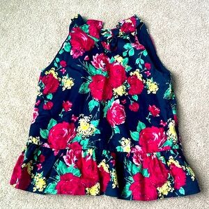 Janie and Jack floral peplum blouse